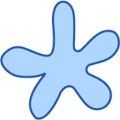 icone petite fleur bleue